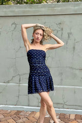 Call me Old Fashioned Strapless Mini