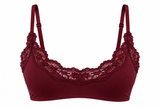 Butter Me Up Lace Bralette - Bordeaux