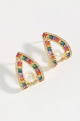 Precious Pearl Stud Earrings