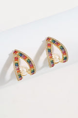 Precious Pearl Stud Earrings
