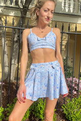 Corene Skort ~ Whisper Blue