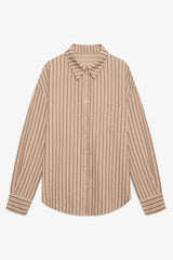 Mindy Button-Down Shirt ~ Brown