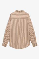 Mindy Button-Down Shirt ~ Brown