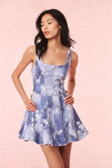 Piero Dress ~ Bluebell Cloud