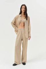 Mindy Wide Leg Pant ~ Brown