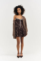 Kate Mini Dress ~ Brown