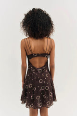 Kate Mini Dress ~ Brown