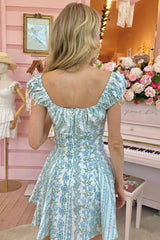 Falling Petals Mini Dress