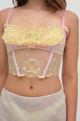 Sunny Bouquet Bustier