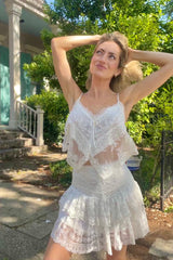 Carrera Top ~ Off White