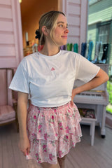 It's the Little Things Boxy Tee ~ Snowball