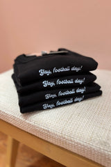 Yay, Football Day Ribbed Baby Tee