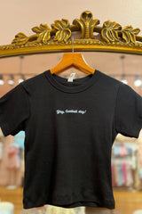 Yay, Football Day Ribbed Baby Tee