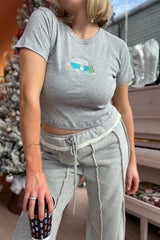 It's the Little Things Ribbed Baby Tee ~ Christmas Caravan