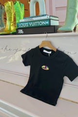 It's the Little Things Ribbed Baby Tee ~ King Cake