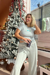 It's the Little Things Ribbed Baby Tee ~ Christmas Caravan