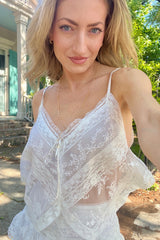 Carrera Top ~ Off White