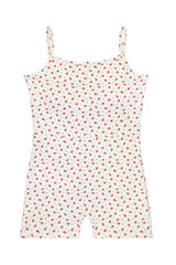 Floral Romper ~ Red Roses