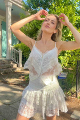 Carrera Top ~ Off White