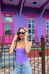 Butter me Up Lace Bodysuit ~ Midnight Floral