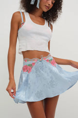 Vintage Rose Eyelet Skirt
