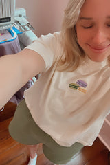 It's the Little Things Boxy Tee ~ Mardi Macaroons