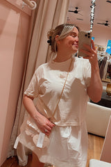 It's the Little Things Boxy Tee ~ Oyster