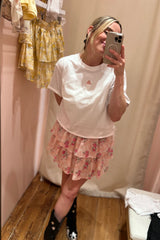 It's the Little Things Boxy Tee ~ Snowball