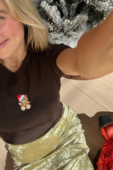 It's the Little Things Ribbed Baby Tee ~ Teddy Bear