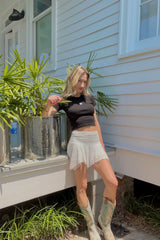 It's the Little Things Ribbed Baby Tee ~ Mini Heart