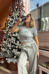 It's the Little Things Ribbed Baby Tee ~ Christmas Caravan