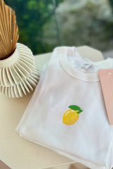 It's the Little Things Ribbed Baby Tee ~ Lemon