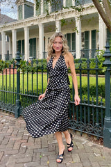 Deck the Halter Midi Dress
