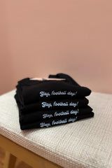 Yay, Football Day Ribbed Baby Tee