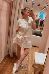 It's the Little Things Boxy Tee ~ Oyster