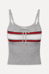 Barrymore Knit Tank Top ~ Mochi Stripe