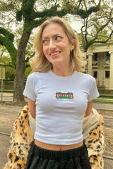 It's the Little Things Ribbed Baby Tee ~ Streetcar