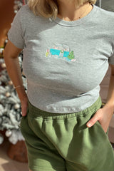 It's the Little Things Ribbed Baby Tee ~ Christmas Caravan