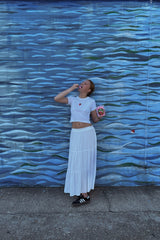 It's the Little Things Ribbed Baby Tee ~ Strawberry