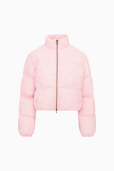 Celesta Lace Puffer Jacket ~ Soft Pink