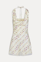 Chloe Silk Mini Dress ~ Chateau Floral