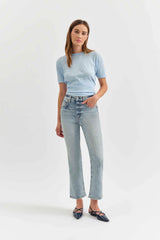 Shy Girl High Rise Crop Flare ~ Miracle