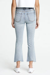 Shy Girl High Rise Crop Flare ~ Jewel