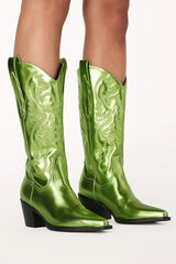 Danilo Metallic Western Boot