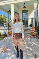 Celeste Lace Off-Shoulder Top