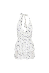 Deanna Halter Dress ~ Ivory Starlight