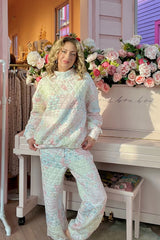 Botanical Bliss Mock Neck Pullover