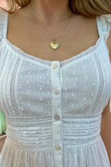 Sufette Cotton Maxi Dress ~ Off White