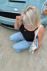 It's the Little Things Ribbed Tank ~ Rosette