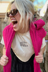 It's the Little Things Boxy Tee ~ French Cafe